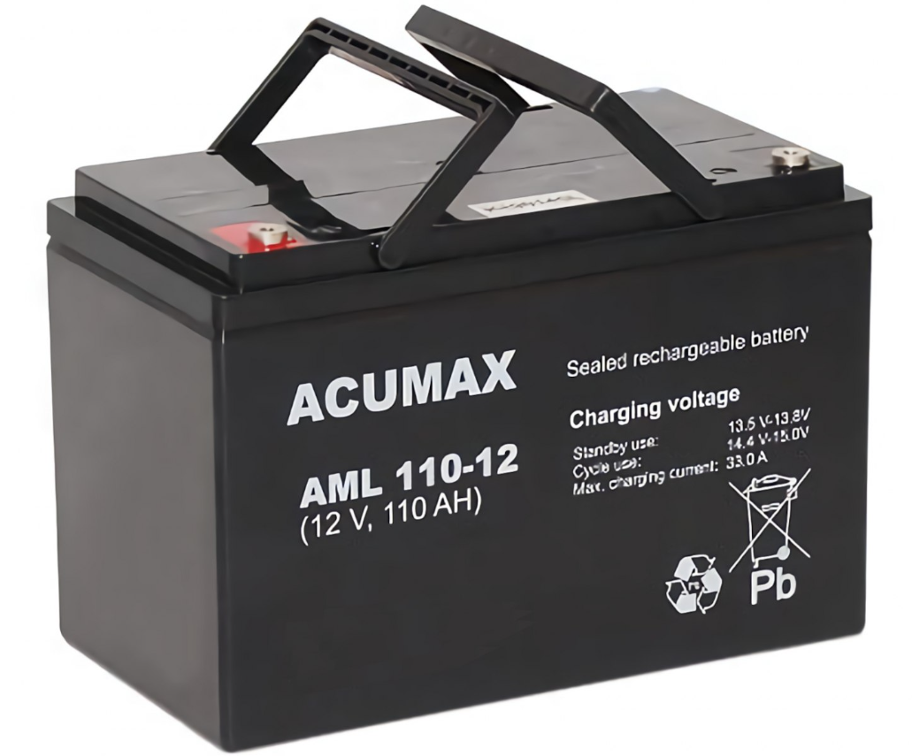 ACUMAX Akumulator 12V AML 110Ah żywotność: 10-12 lat