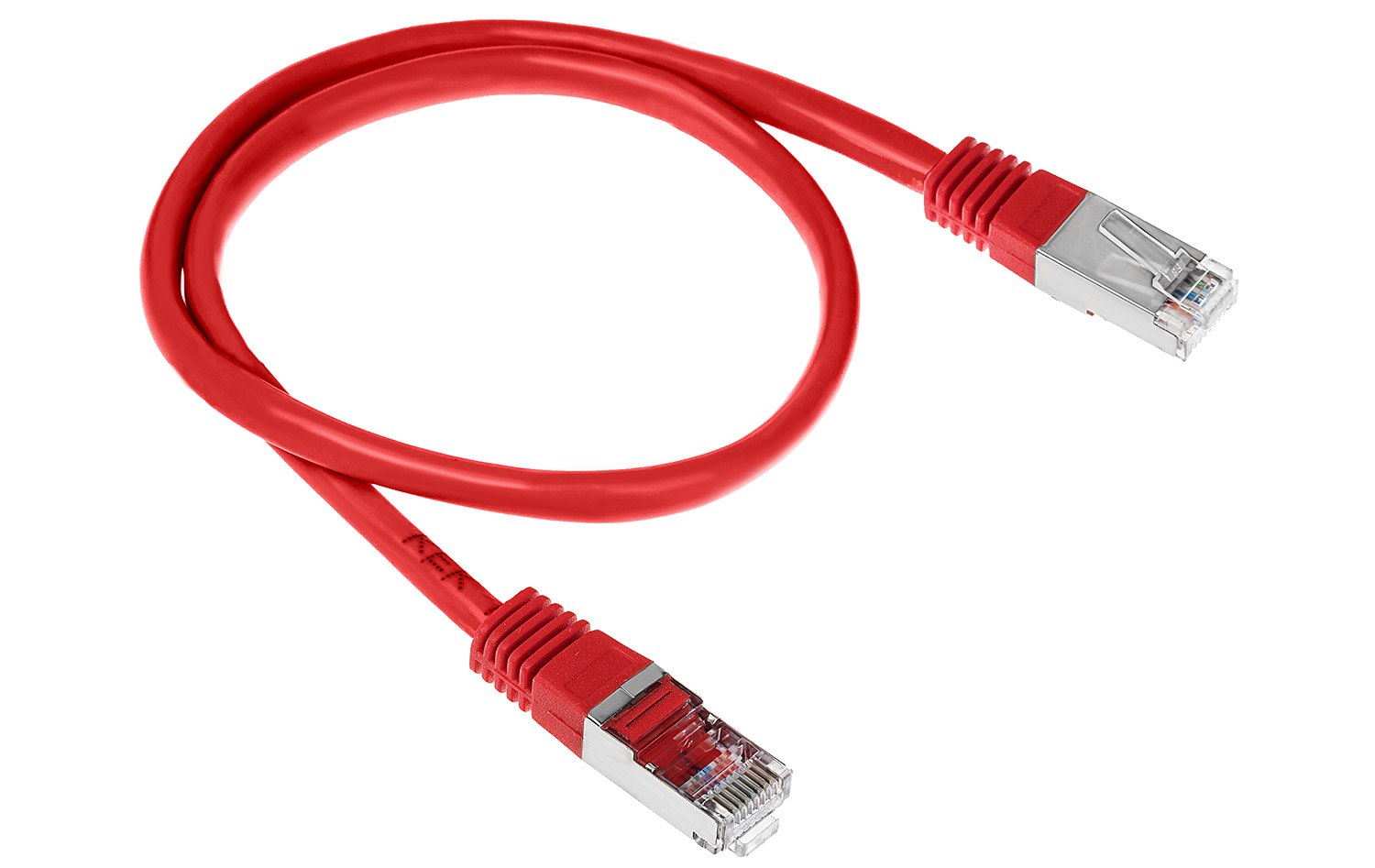 Corning Patchcord S/FTP FLEX/26L,CAT.6A,Red,2XRJ45,4P,3M