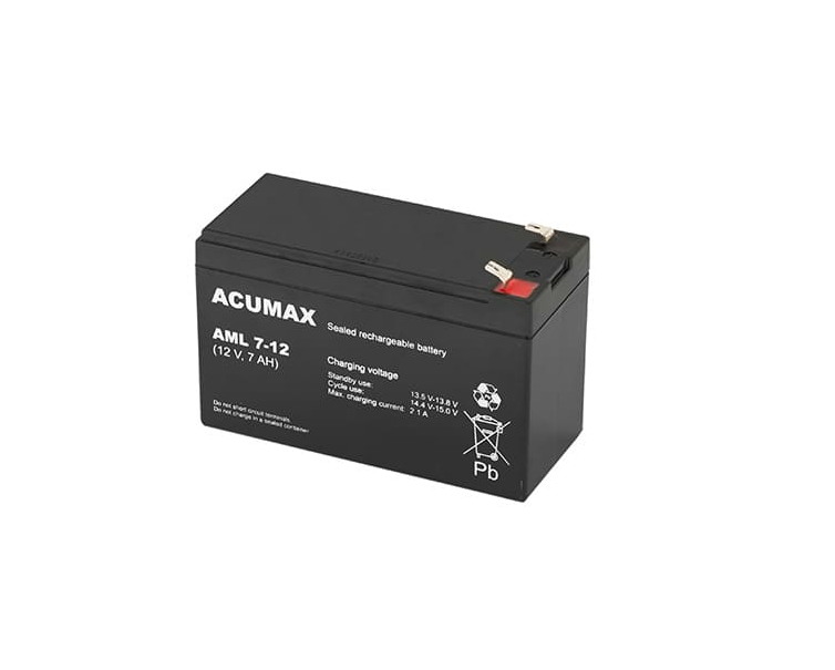 ACUMAX Akumulator 12V AML 7Ah żywotność: 10-12 lat