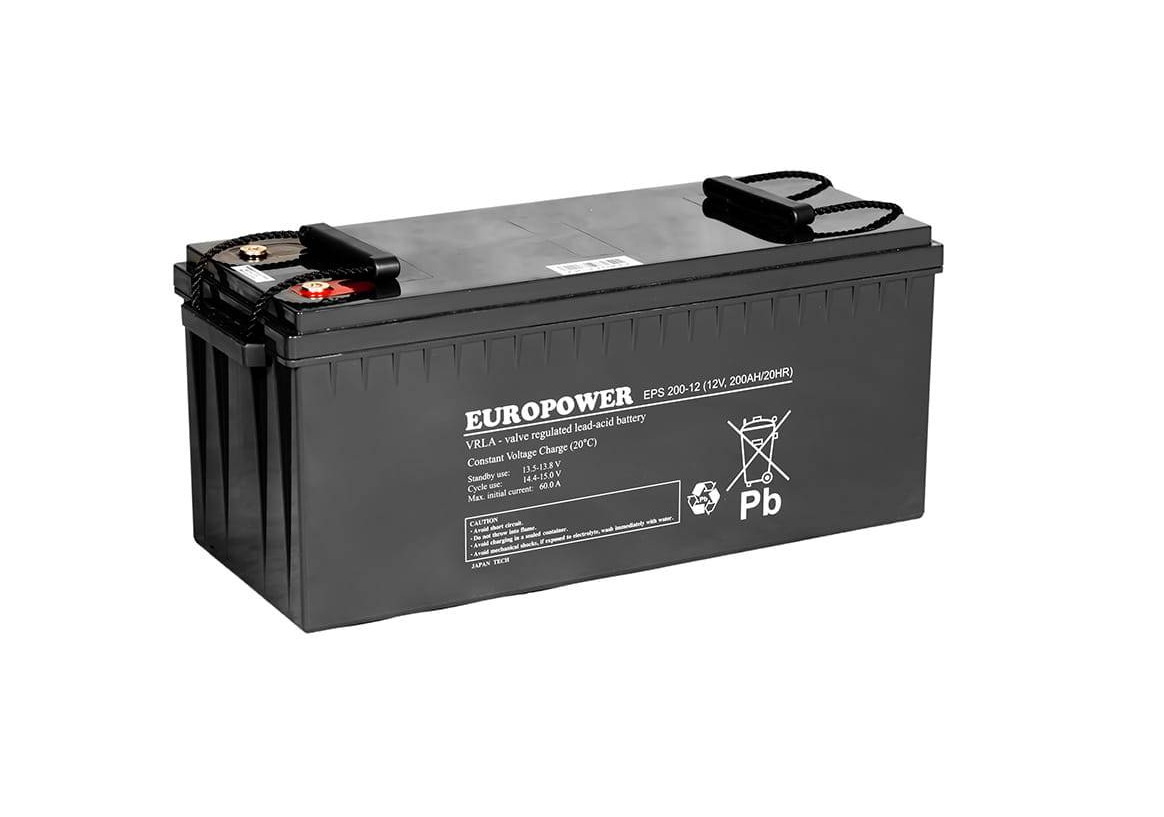 EUROPOWER Akumulator 12V EPS 200Ah żywotność: 10-12 lat