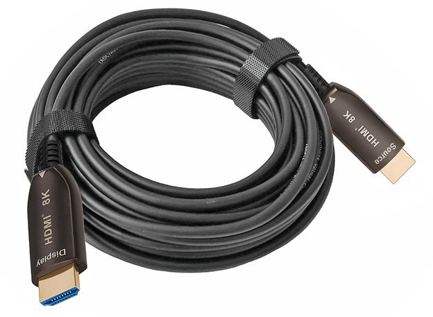 Kabel HDMI v2.1 UHD 8k AOC optyczny hybrydowy 15,0m
