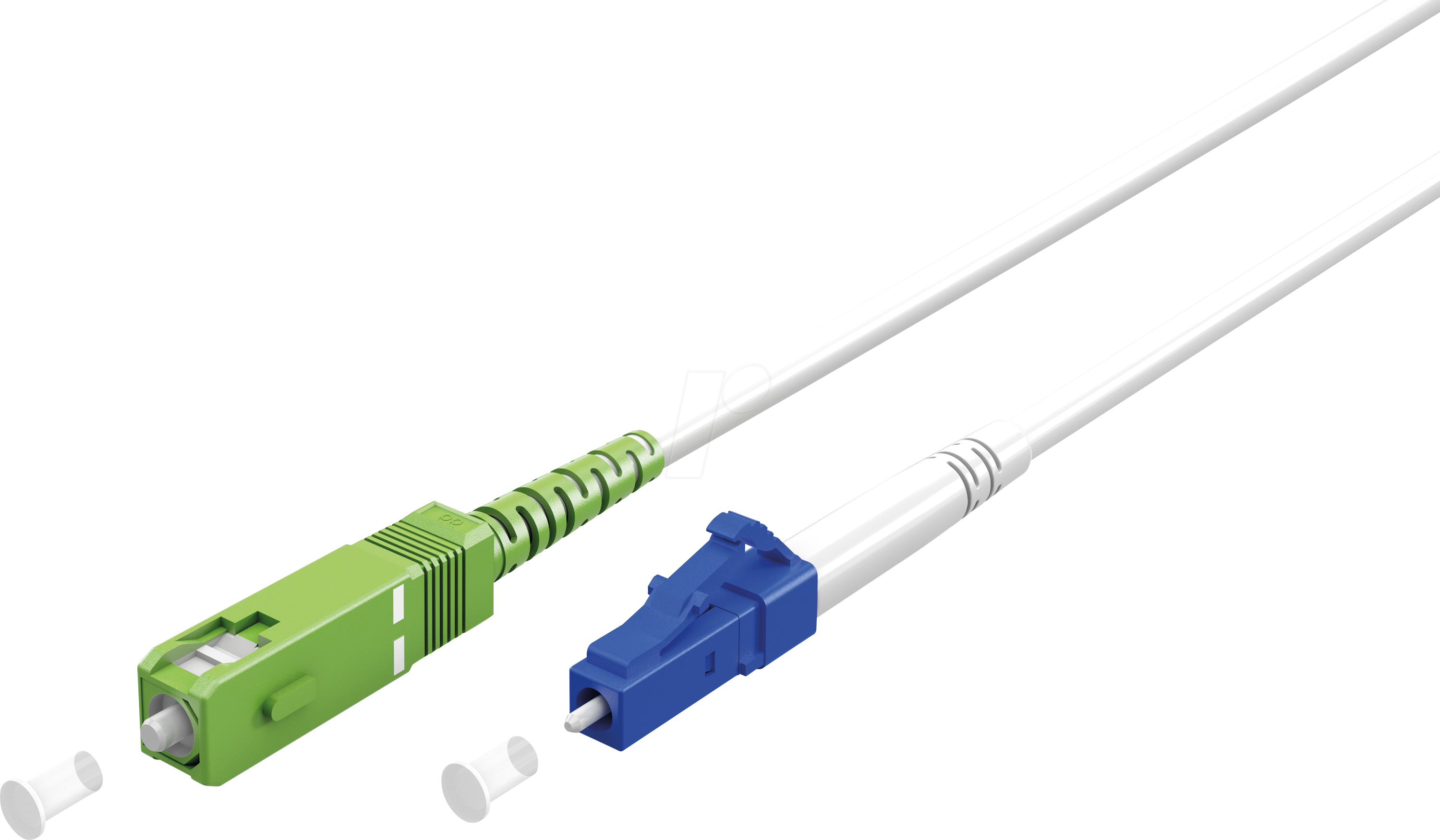 3M SC/APC 8°-SC/APC 8°, kabel krosowy simplex singlemode 9/125µm, 1m