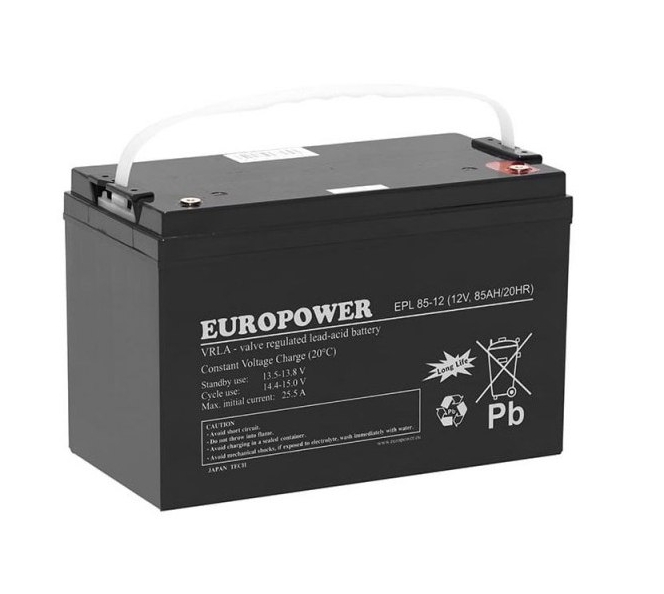 EUROPOWER Akumulator 12V EPL 85Ah żywotność: ponad 12 lat