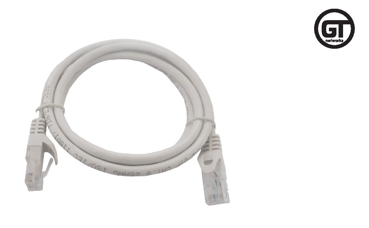 GT Networks Kabel krosowy (Patch cord) kat.6 U/UTP 3,0m PVC szary