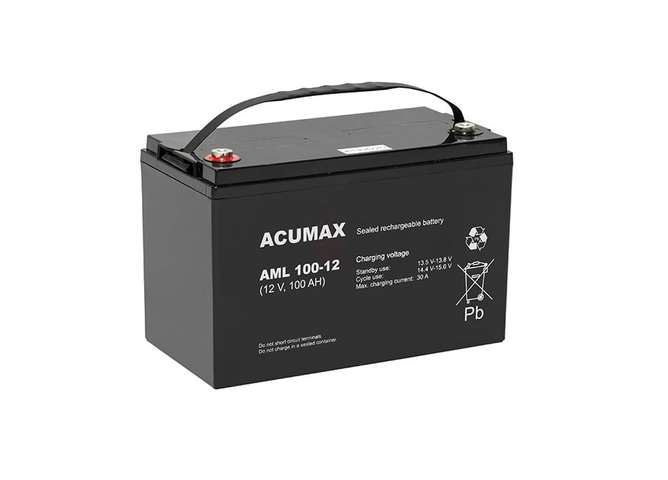 ACUMAX Akumulator 12V AML 100Ah żywotność: 10-12 lat