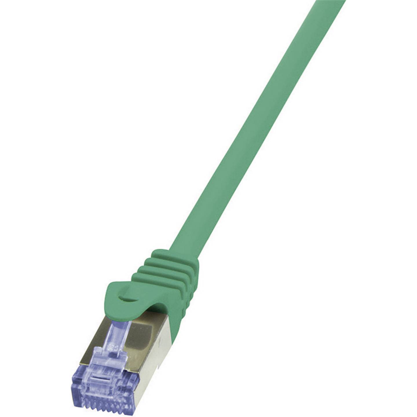 LogiLink Patchcord S/FTP zielony kat.6A LSZH  7,5m.