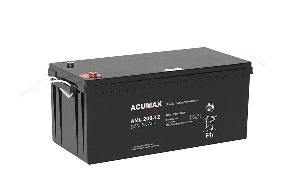 ACUMAX Akumulator 12V AML 200Ah żywotność: 10-12 lat