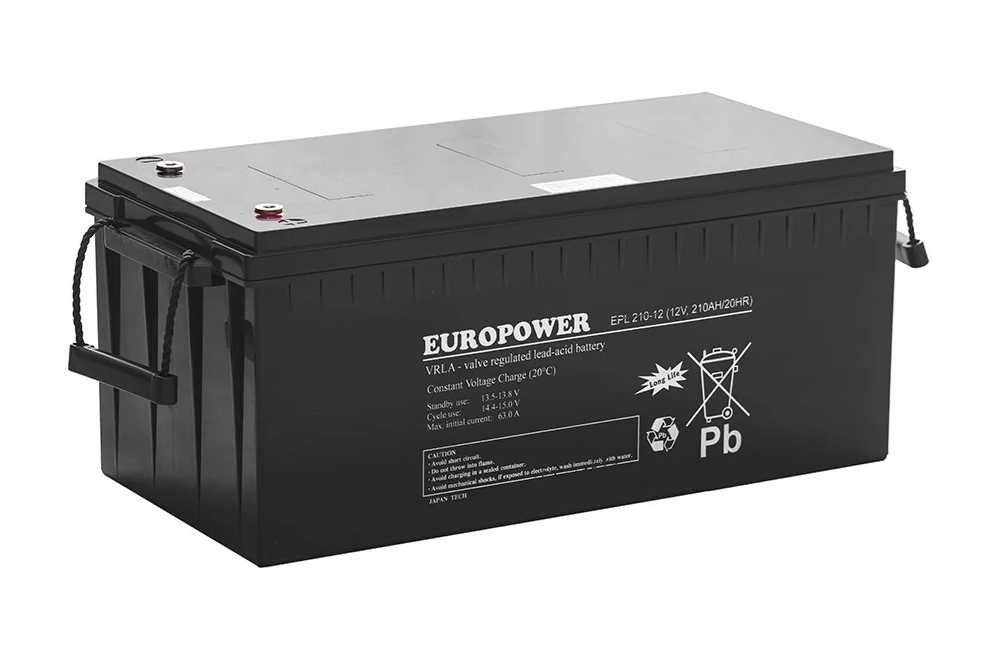 EUROPOWER Akumulator 12V EPL 210Ah żywotność: ponad 12 lat