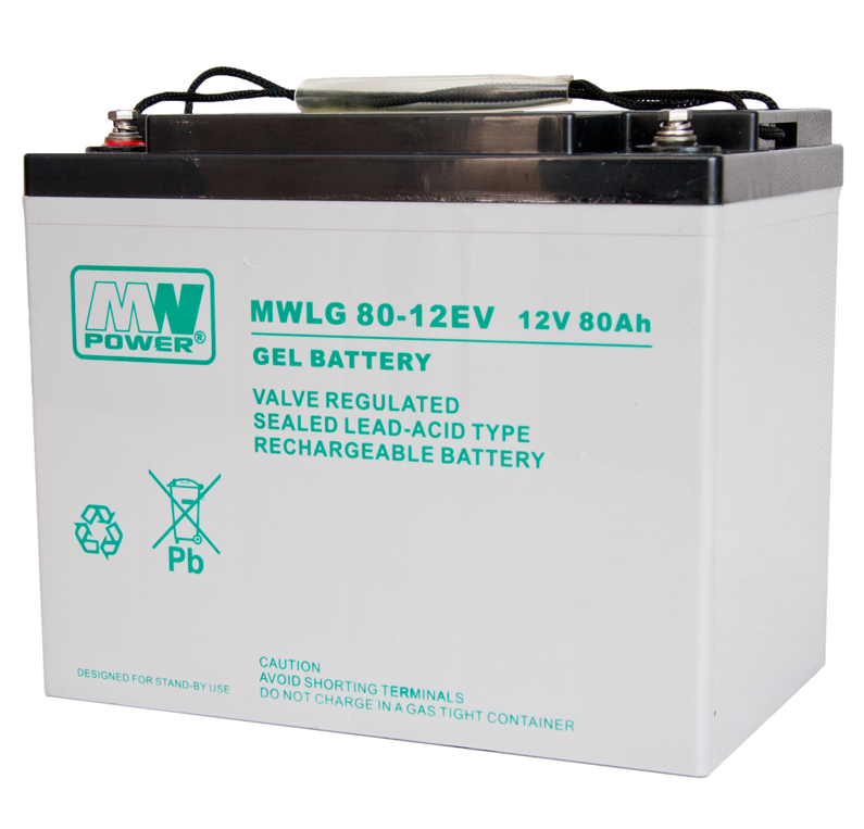 MW Power Akumulator 12V MWLG  80Ah żywotność: 12-15 lat