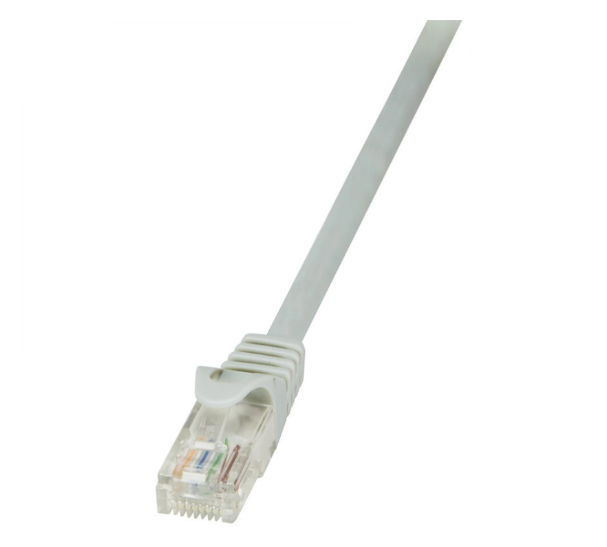 LogiLink Patchcord U/UTP szary kat.6 PVC  0,25m.