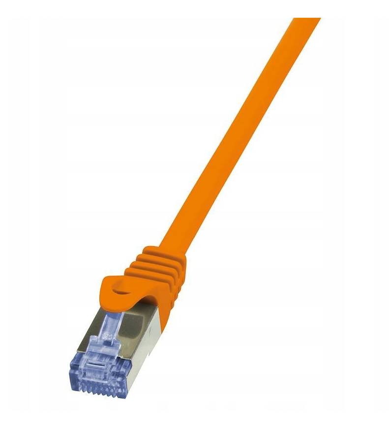 LogiLink Patchcord S/FTP pomarańczowy kat.6A LSZH  10,0 m.