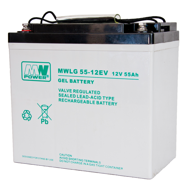 MW Power Akumulator 12V MWLG  55Ah żywotność: 12-15 lat