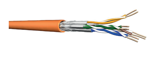 Kabel CU DRAKA UC900 SS23 kat. 7 S/FTP 4P LSHF-FR pomarańczowy B2ca (1000m)
