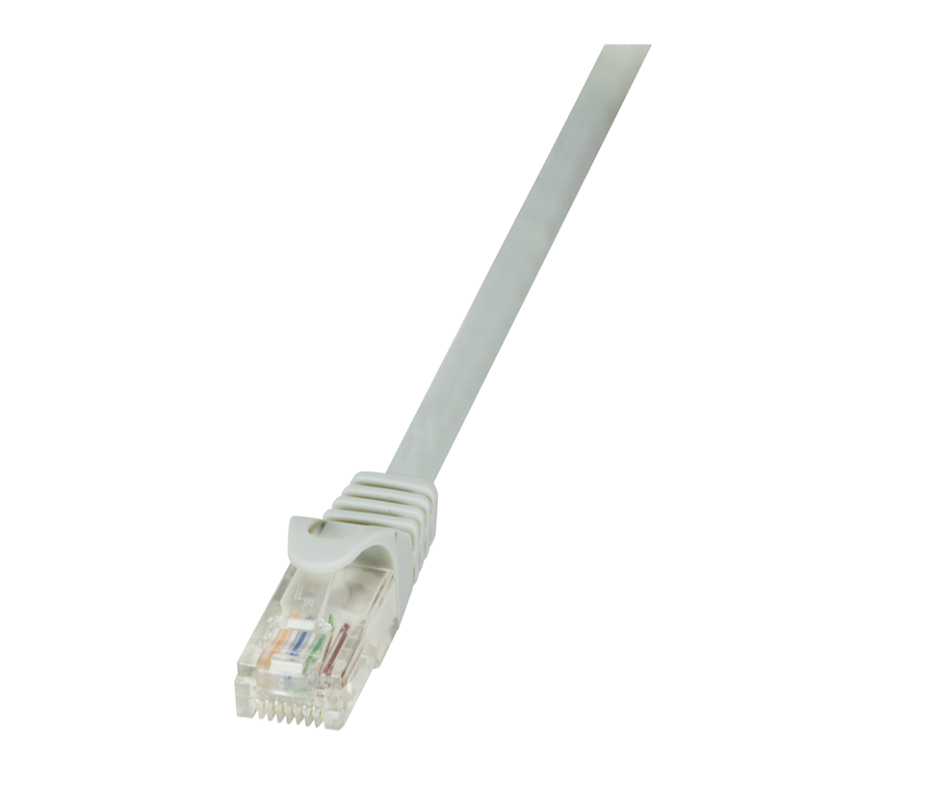 LogiLink Patchcord U/UTP szary kat.6 PVC  1,0m.