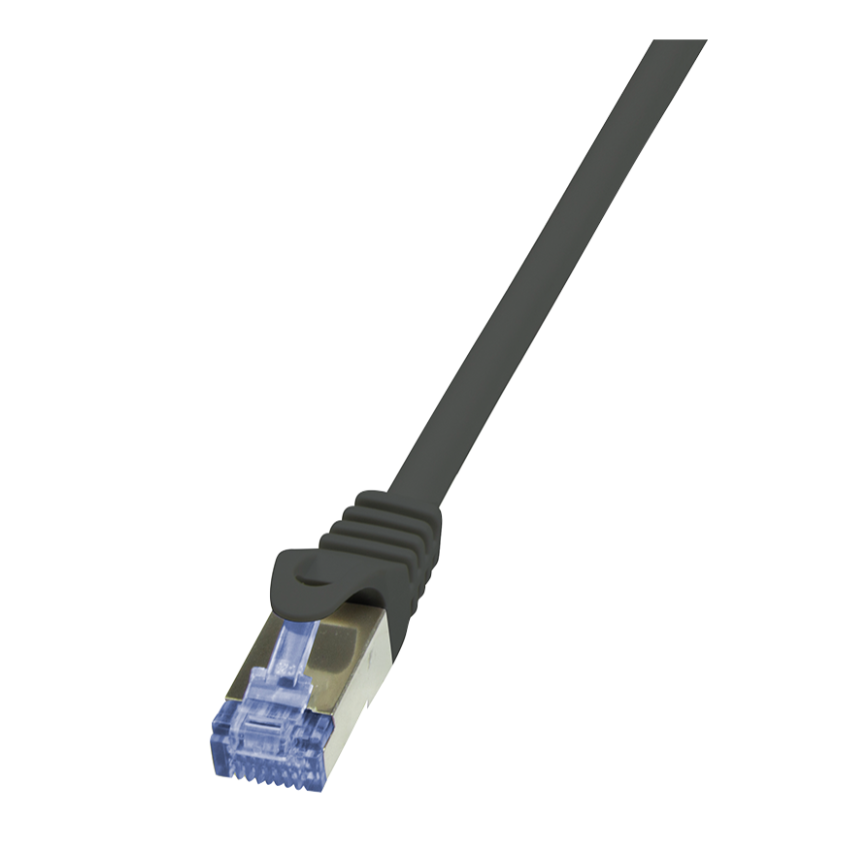 LogiLink Patchcord S/FTP czarny kat.6A LSZH  3,0m.