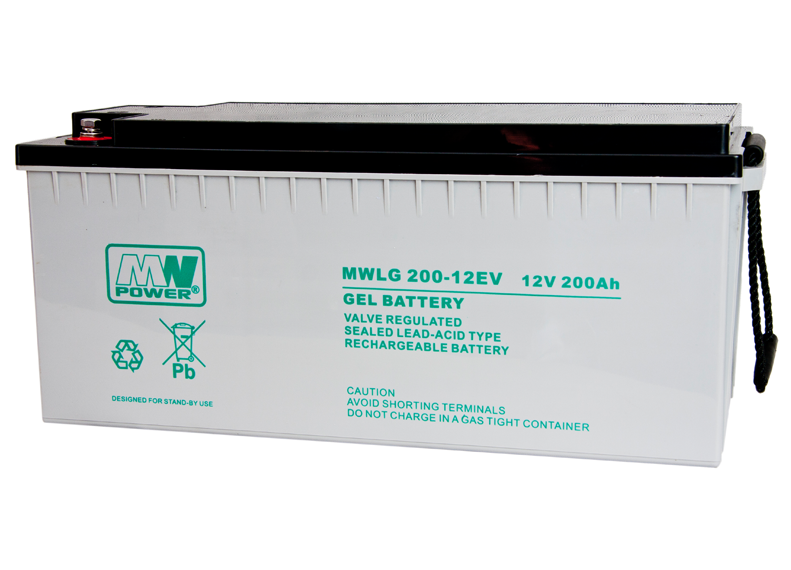 MW Power Akumulator 12V MWLG 200Ah żywotność: 12-15 lat