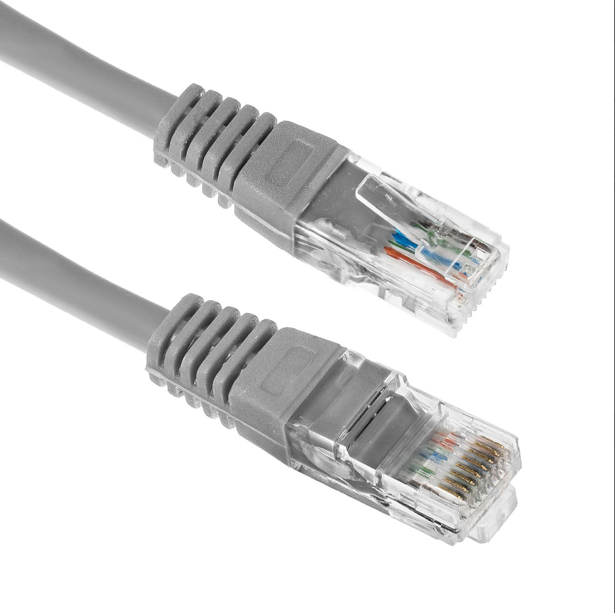 GT Networks Patchcord U/UTP szary kat.6 PVC  10 m