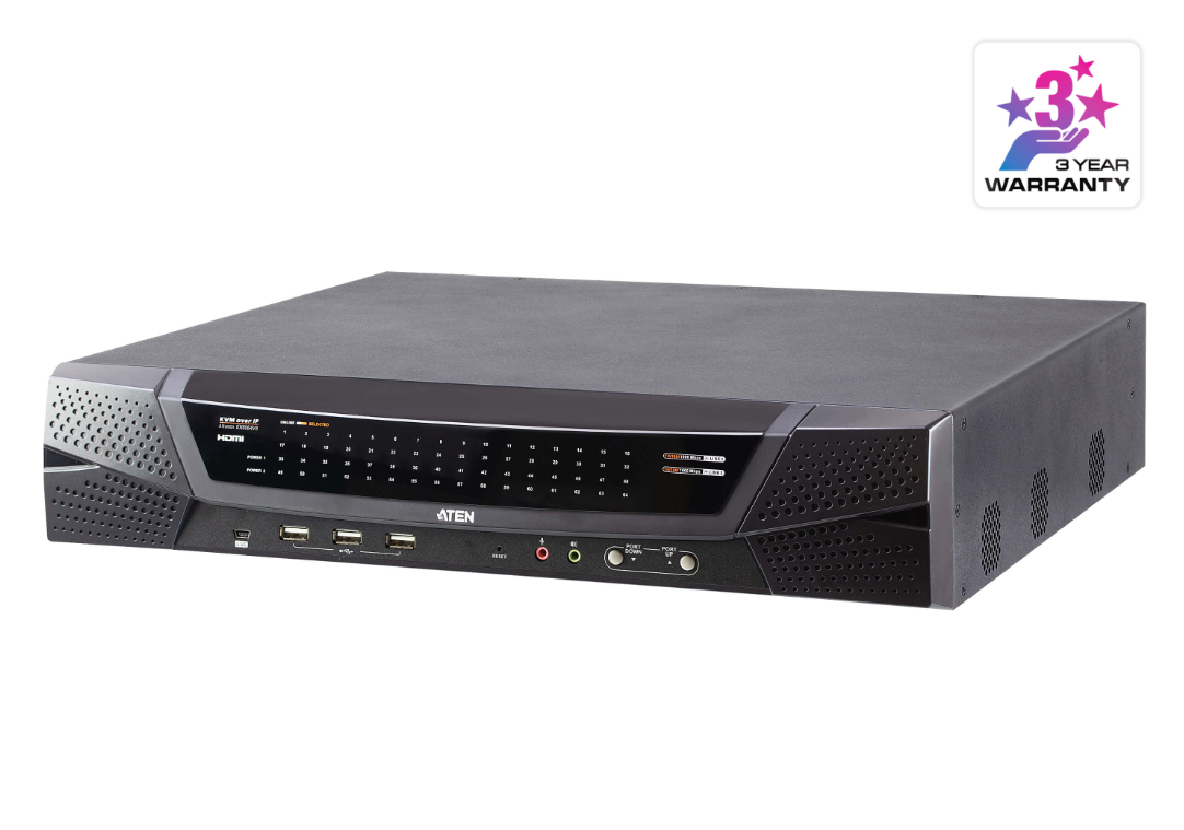 Aten Przełącznik KVM over IP 8/64 port Kat.5 (1920x1200) Virtual Media
