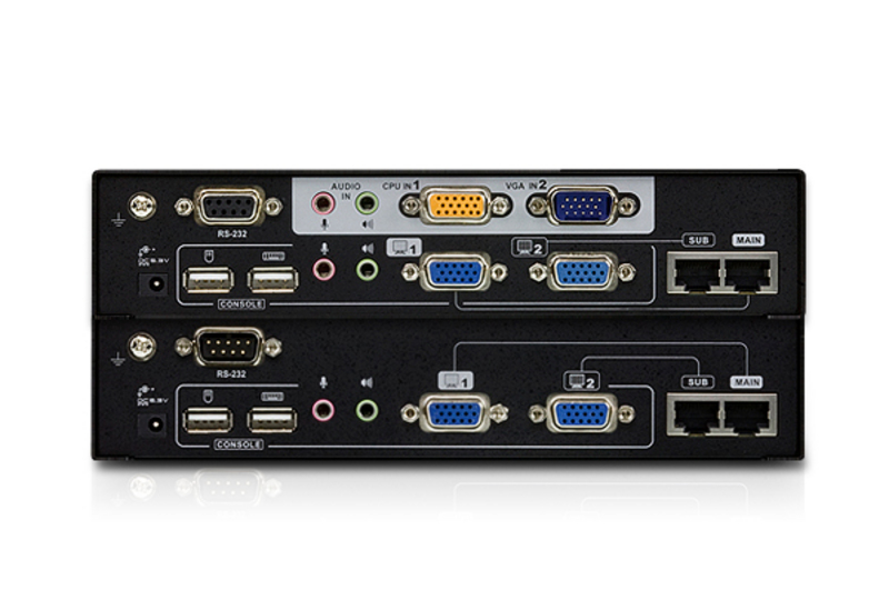 Aten Extender konsoli VGA USB Dual View 300m