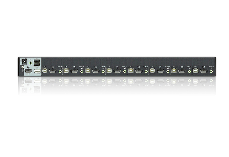 Aten Rackowy przełącznik KVM  8 port USB HDMI Audio