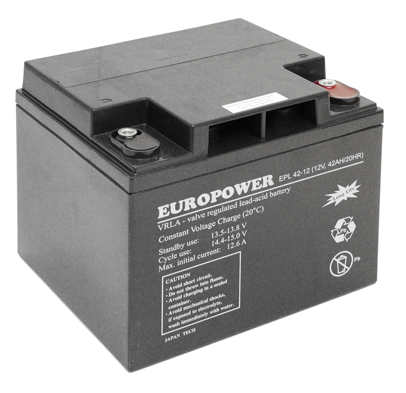 EUROPOWER Akumulator 12V EPL 42Ah żywotność: ponad 12 lat