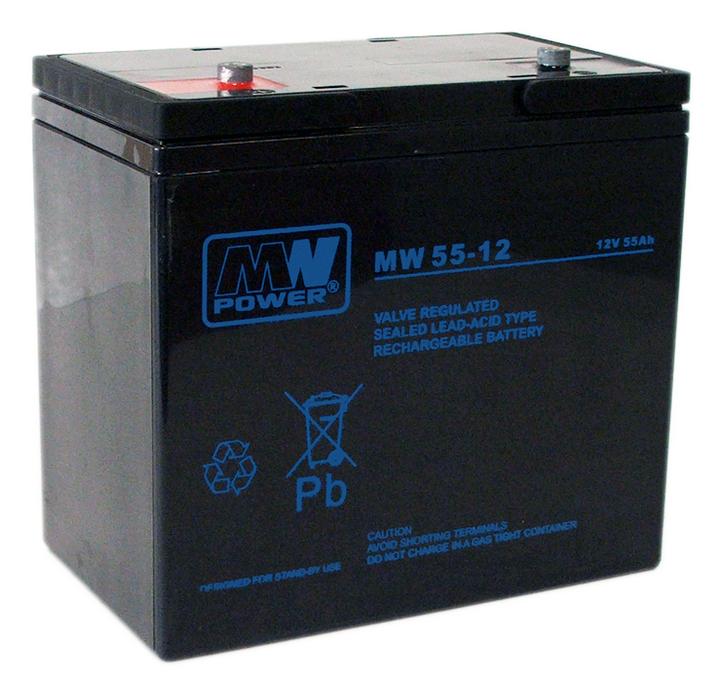 MW Power Akumulator 12V MW 55Ah żywotność: 6-9 lat