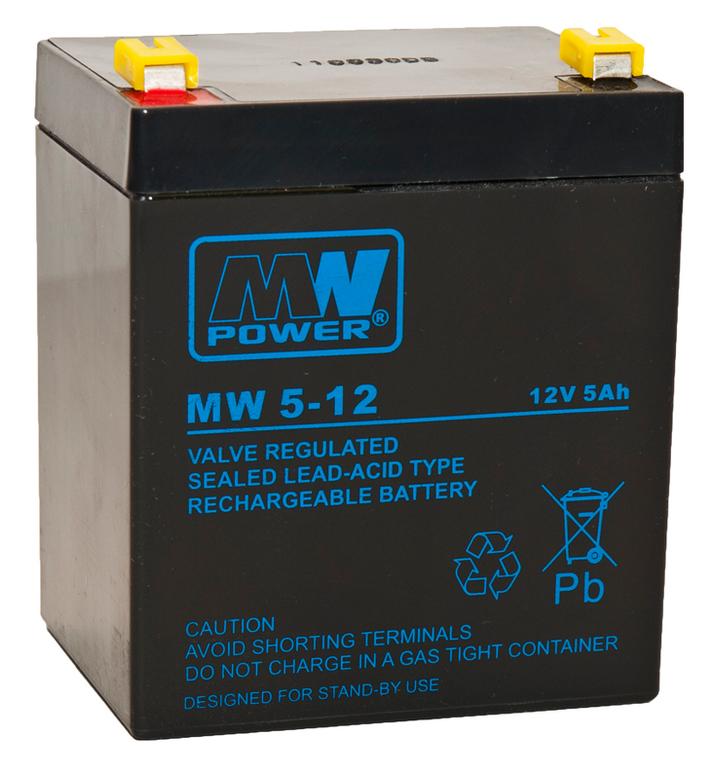 MW Power Akumulator 12V MWH 5Ah żywotność: 6-9 lat