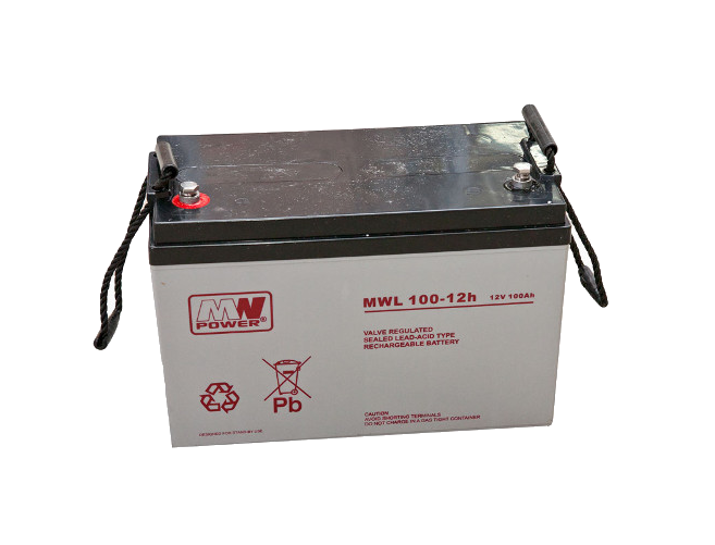 MW Power Akumulator 12V MWL 100Ah żywotność: 10-12 lat śruba M8