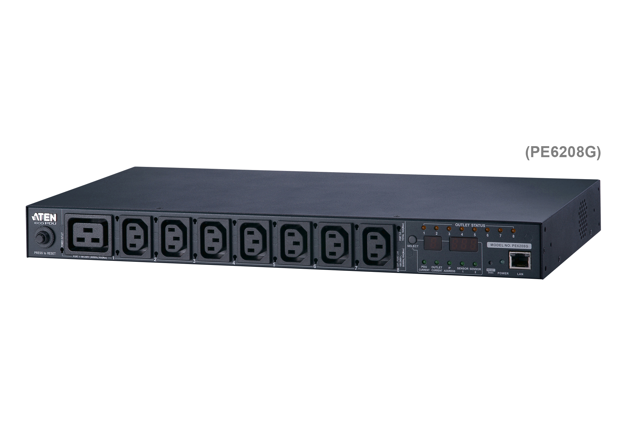 Aten Listwa PDU  8 port 16A z pomiarem i zarządzaniem listwy