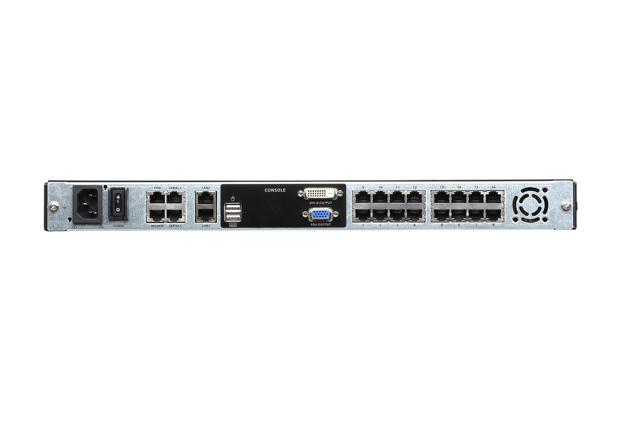 Aten Przełącznik KVM LCD 19" 16 port Kat.5 Dual Rail over IP Virtual Media