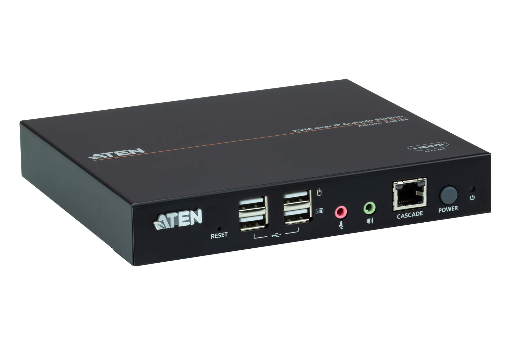 Aten Konsola IP KVM dual HDMI