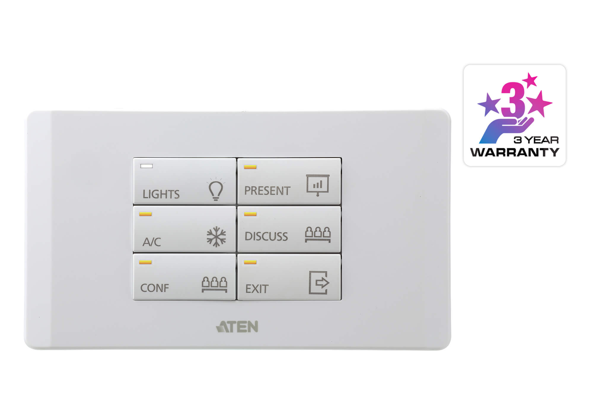 ATEN System Sterowania ATEN - 12-przyciskowa klawiatura (EU, 2 Gang)