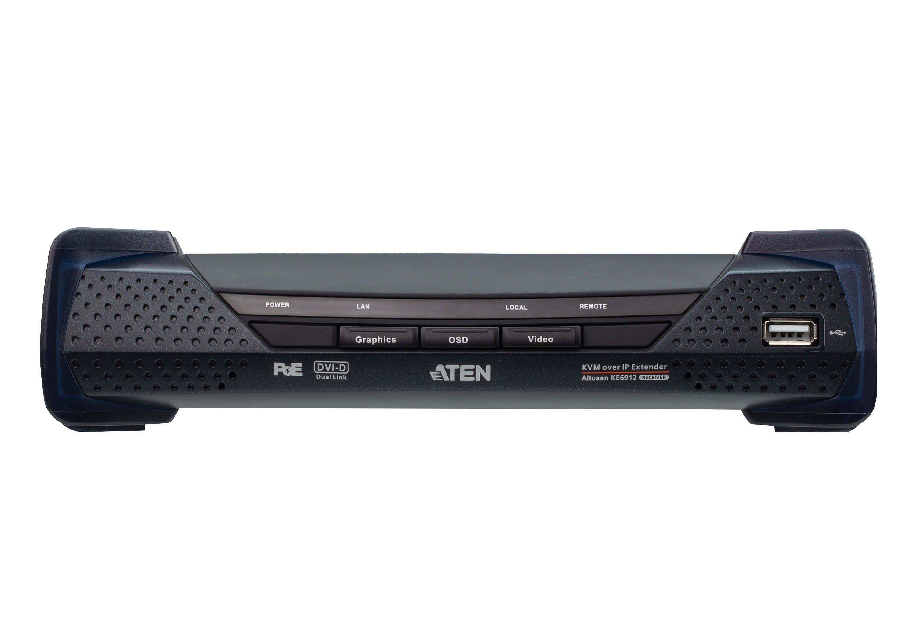 Aten DVI Dual Link KVM over IP Extender PoE