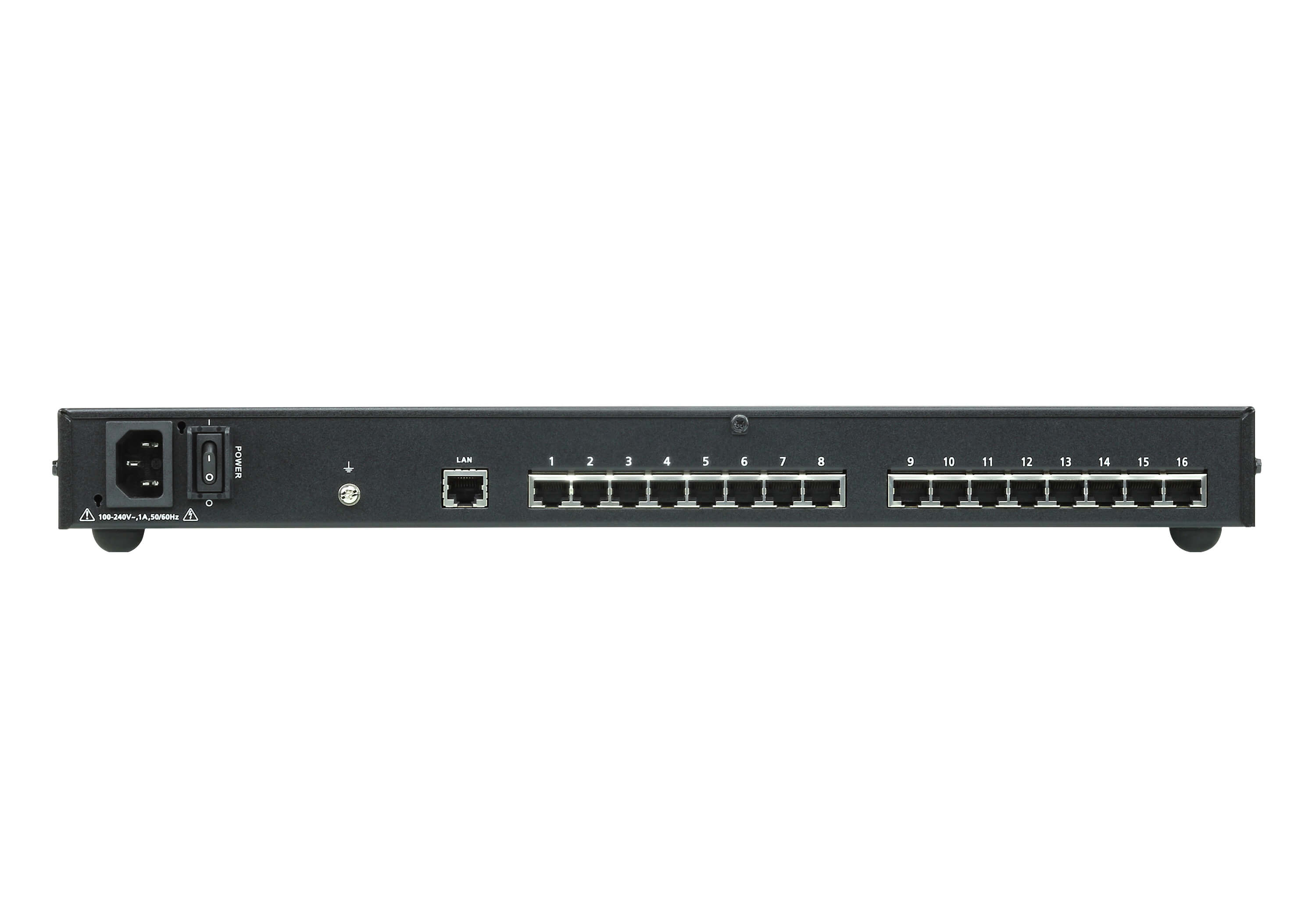 Aten Przełącznik Konsoli Serial 16-Port dual-power Cisco pin-outs and auto-sensing DTE/DCE function