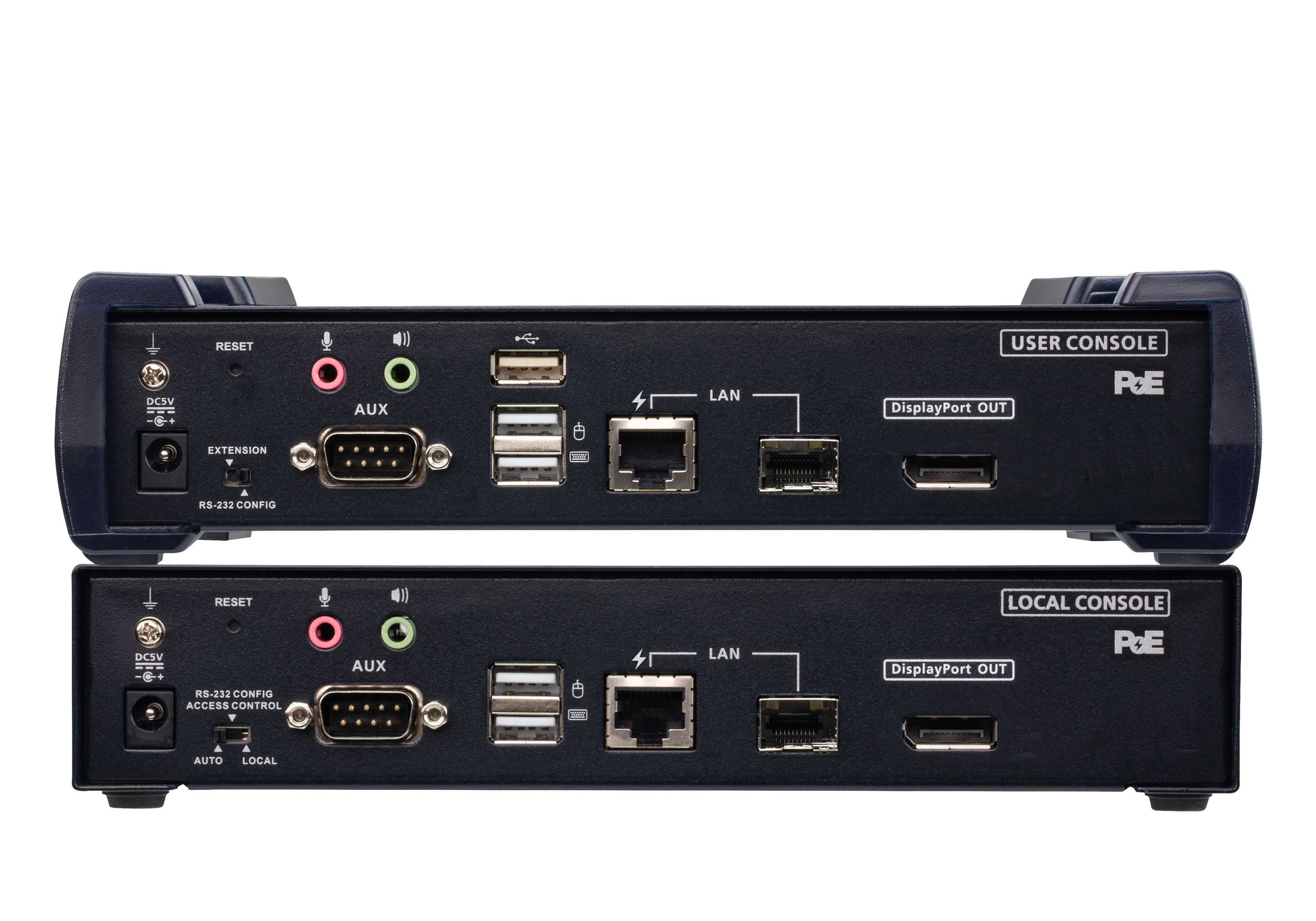 Aten Extender 4K DisplayPort Single Display KVM over IP with PoE