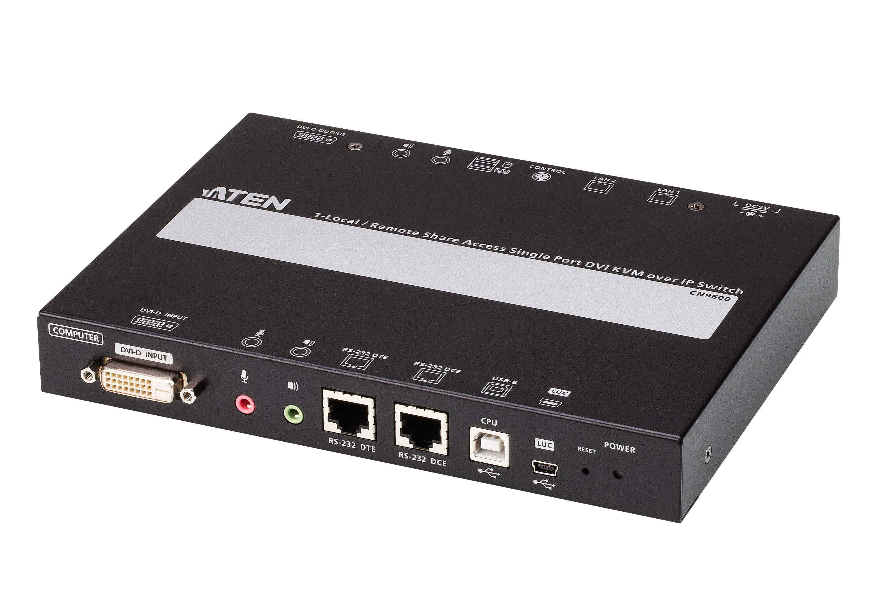 Aten 1-lokalny / zdalny dostęp do udostępniania Pojedynczy port DVI KVM over IP Switch