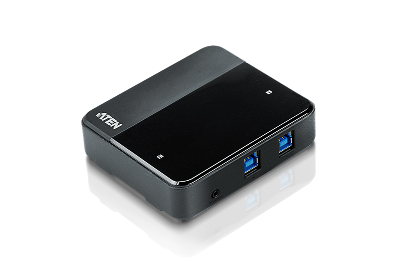 ATEN ATEN 2-portowy przełącznik USB 3.2 Gen1 do współdzielenia urządzeń peryferyjnych