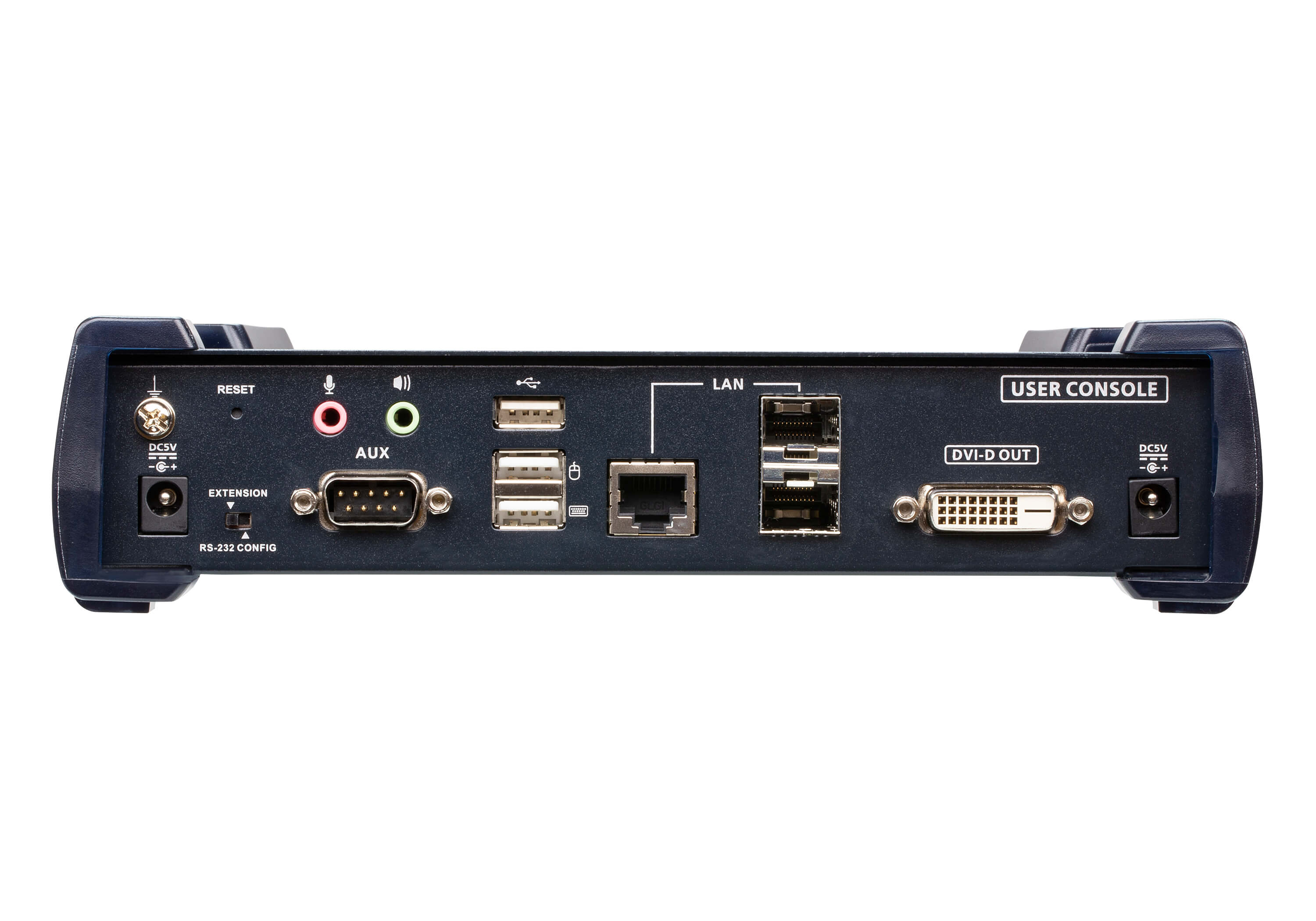Aten Odbiornik KVM over IP 2K DVI-D Dual-Link z podwójnym SFP