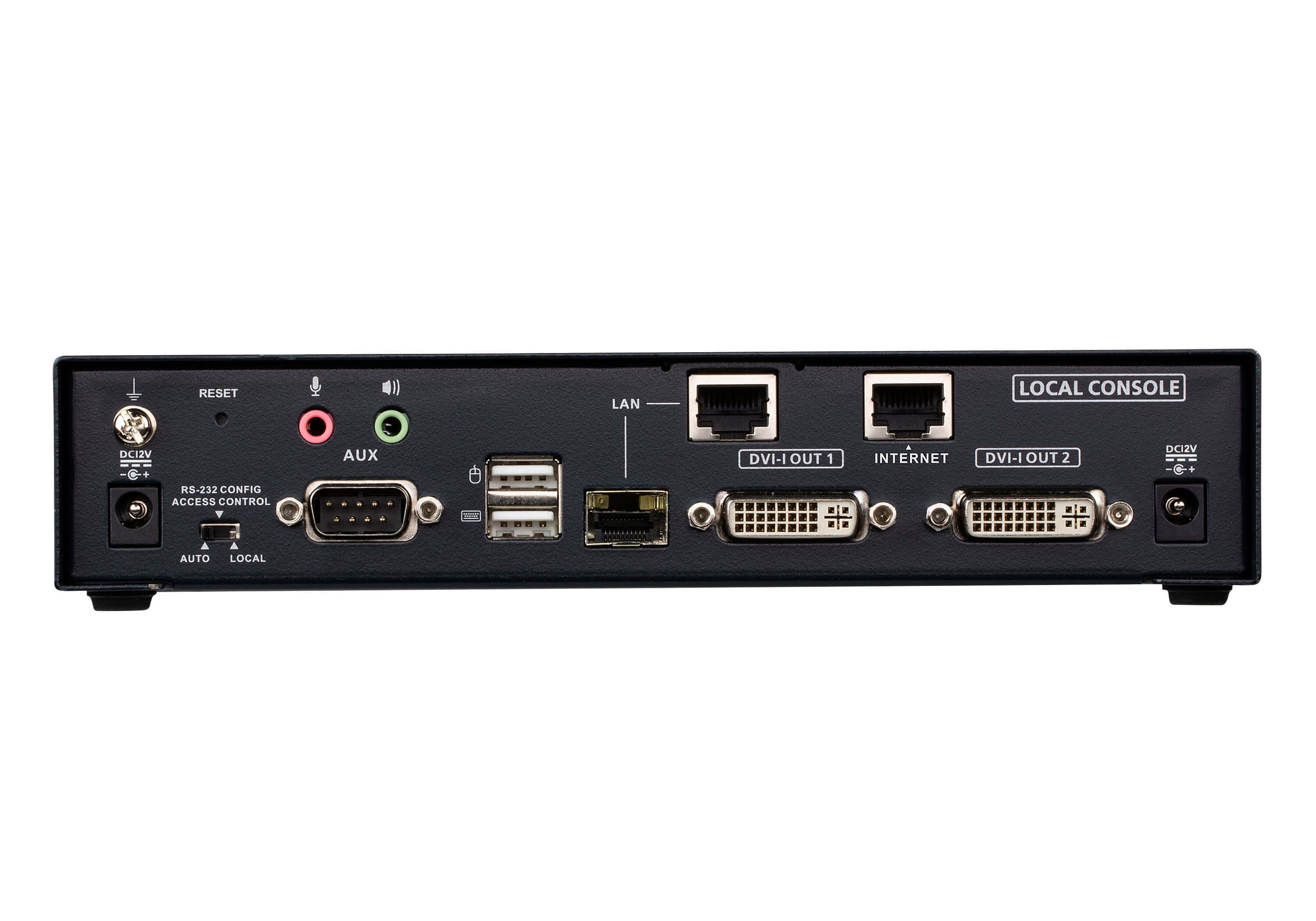 Aten DVI-I Podwójny nadajnik KVM over IP z dostępem do Internetu