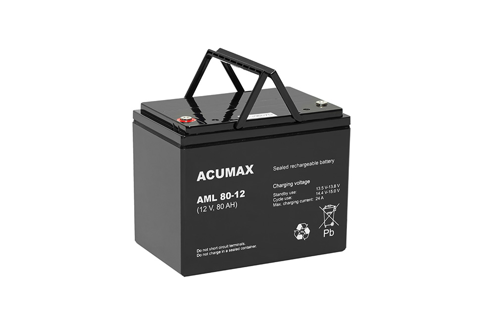 ACUMAX Akumulator 12V AML 80Ah żywotność: 10-12 lat